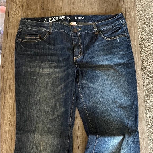 Mossimo Supply Co. Blue Flare Jeans - Picture 2 of 9